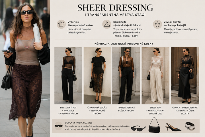 Sheer dressing - inšpirácia